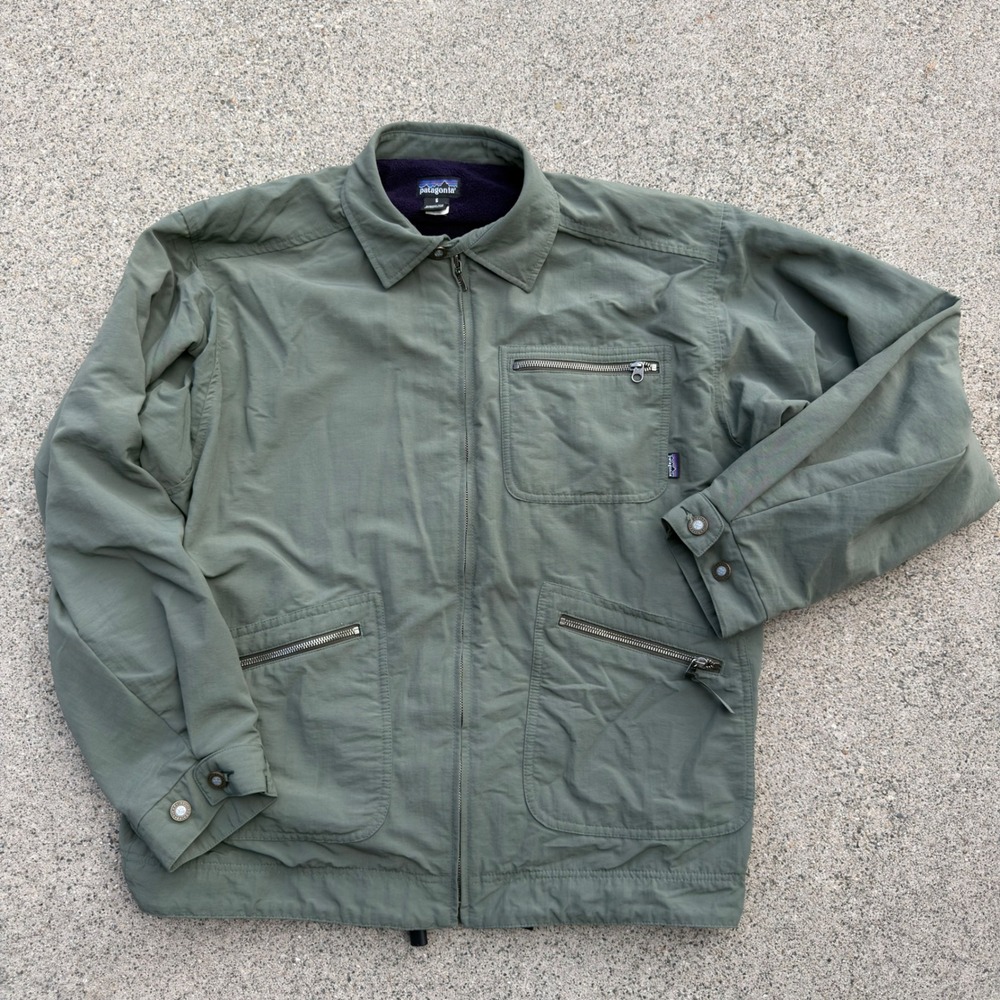Vintage 1990s Patagonia Cap De Ville Jacket Pistachio Purple Small Rare